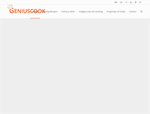 Tablet Screenshot of geniuscook.com
